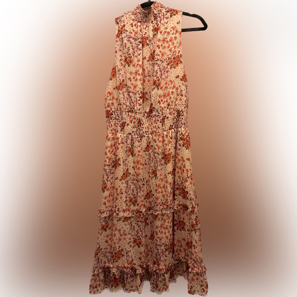 Floral sleeveless dress
